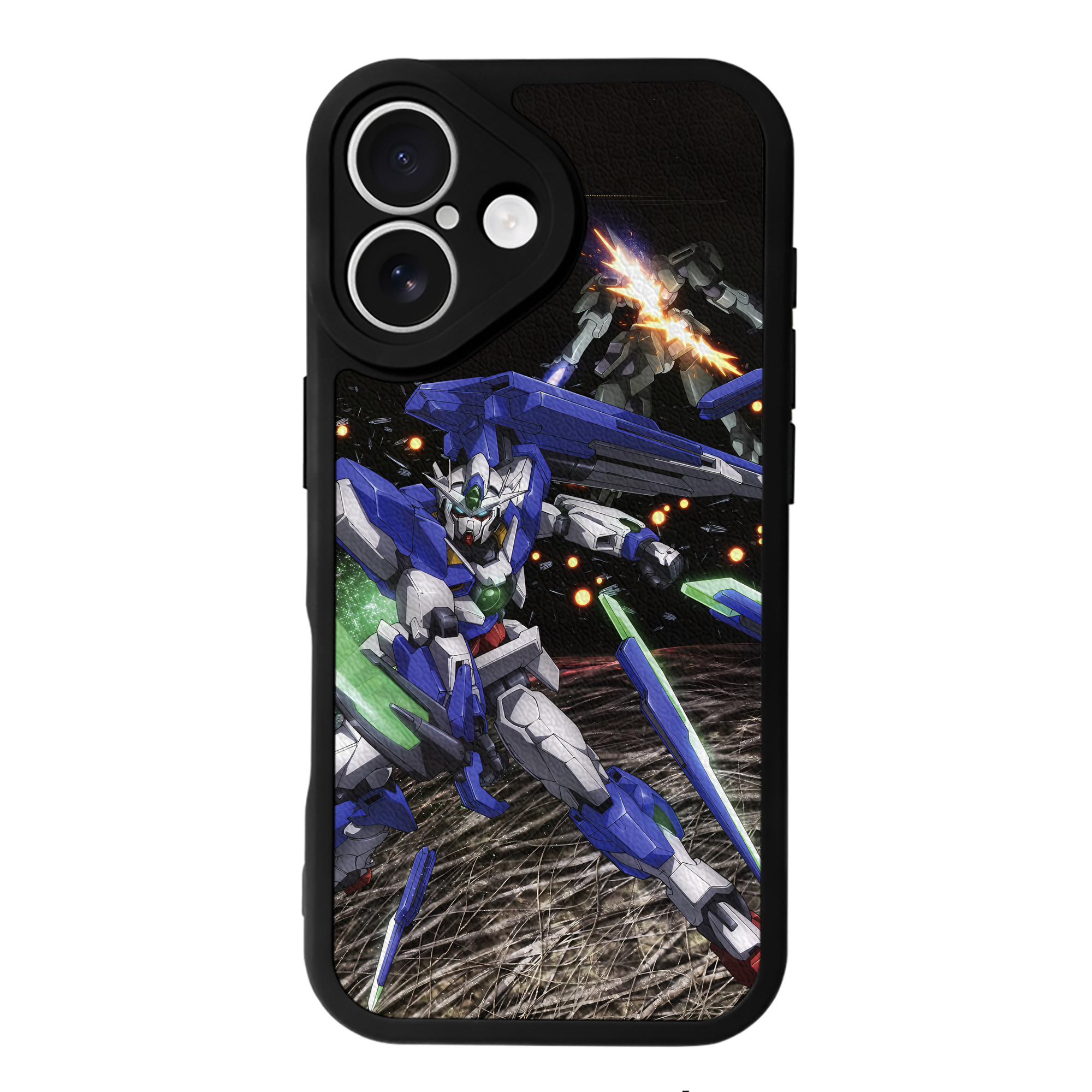 （画像用） 機動戦士ガンダム Mobile Suit Gundam 【iPhone 16シリーズ対応】シリコンスマホケース（レザー調） 材質：シリコン